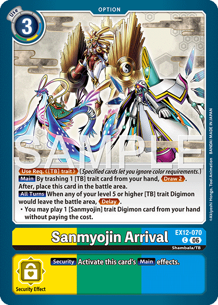 EX12-070, C, Sanmyojin Arrival