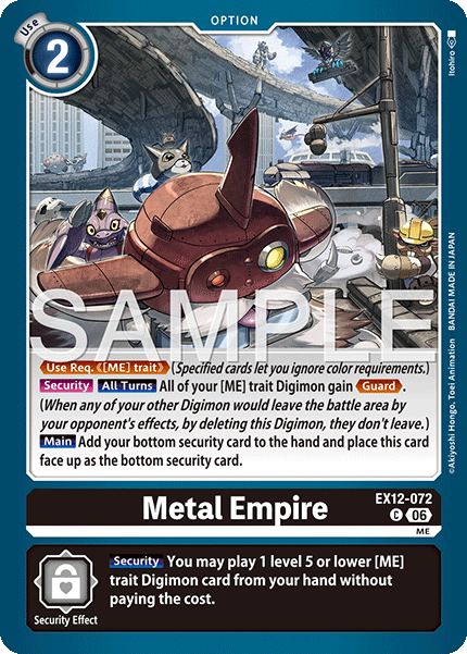 EX12-072, C, Metal Empire