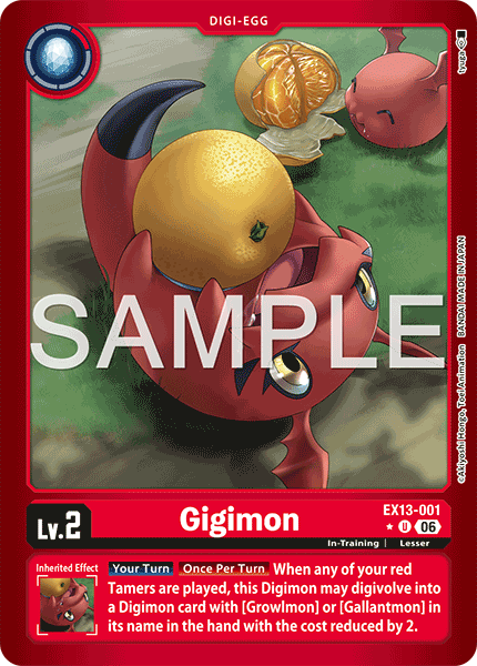 EX13-001, UC, Gigimon (Foil)