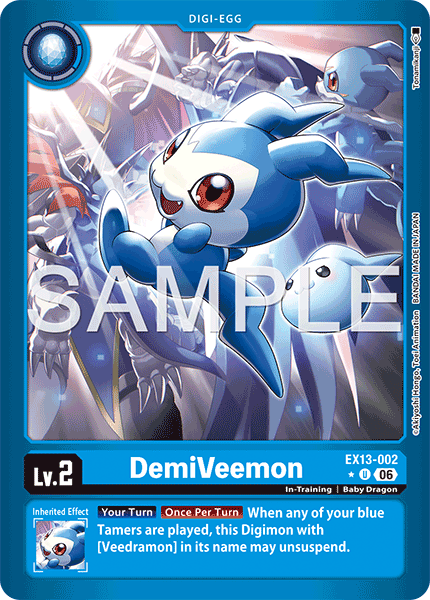 EX13-002, UC, DemiVeemon (Foil)
