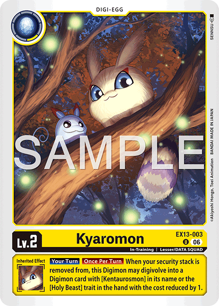 EX13-003, UC, Kyaromon