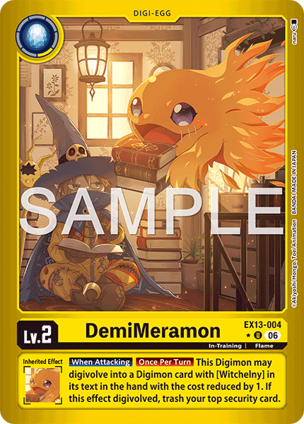 EX13-004, UC, DemiMeramon (Foil)