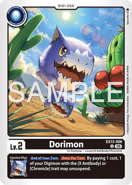 EX13-006, UC, Dorimon