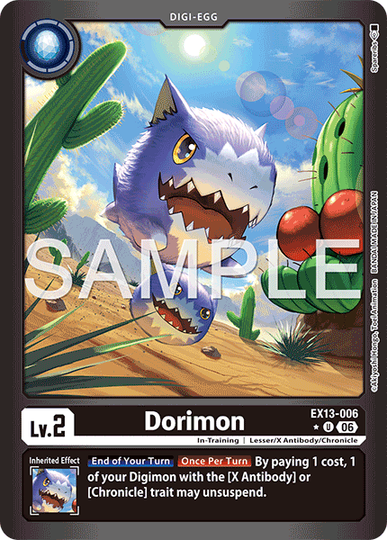 EX13-006, UC, Dorimon (Foil)