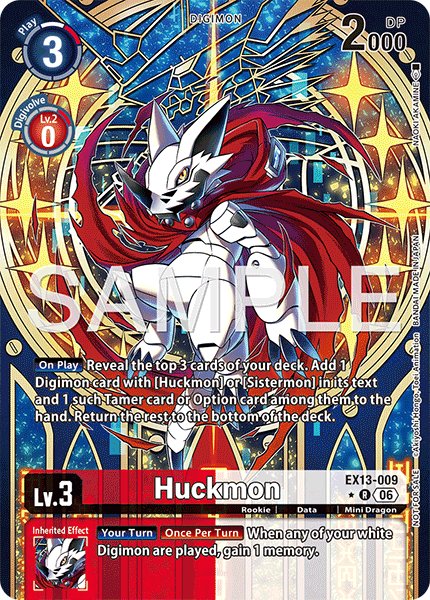 EX13-009, R, Huckmon (Box Topper)