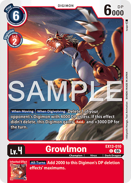 EX13-010, C, Growlmon