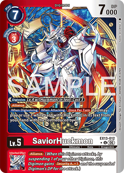 EX13-012, UC, SaviorHuckmon (Foil)