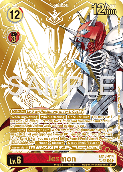 EX13-009, UR, Jesmon (2 Star Alternate Art)