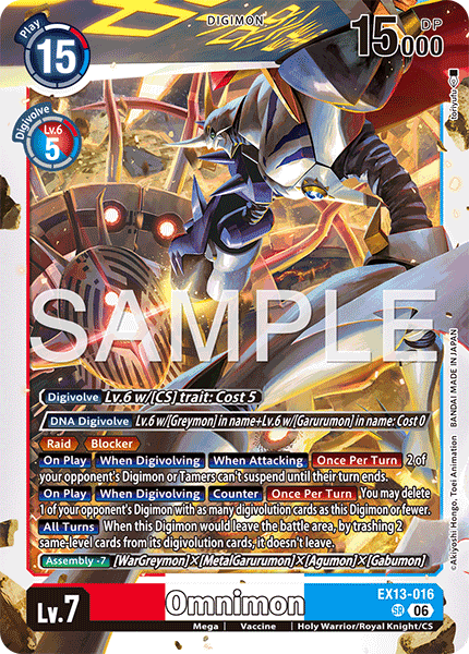 EX13-016, SR, Omnimon