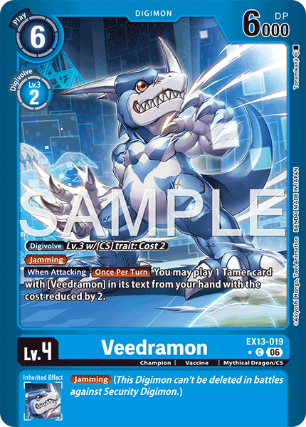 EX13-019, C, Veedramon (Foil)