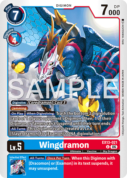 EX13-021, UC, Wingdramon