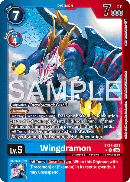 EX13-021, UC, Wingdramon (Foil)