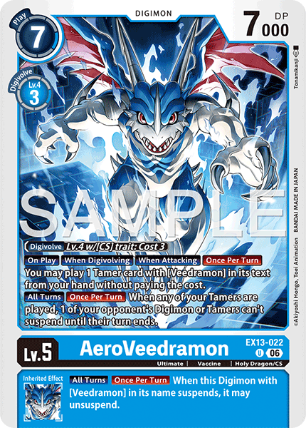 EX13-022, UC, AeroVeedramon