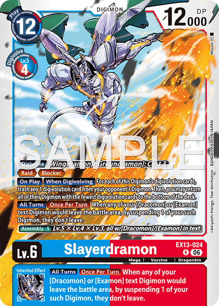 EX13-024, R, Slayerdramon