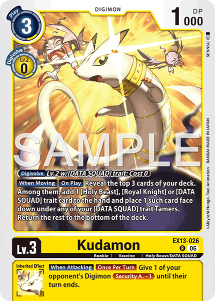 EX13-026, R, Kudamon