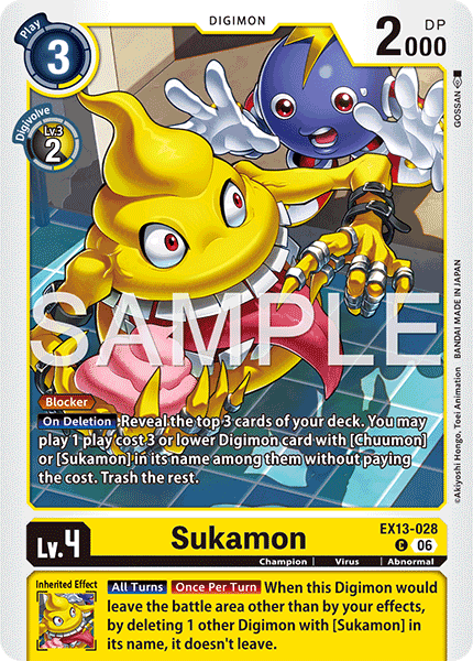 EX13-028, C, Sukamon