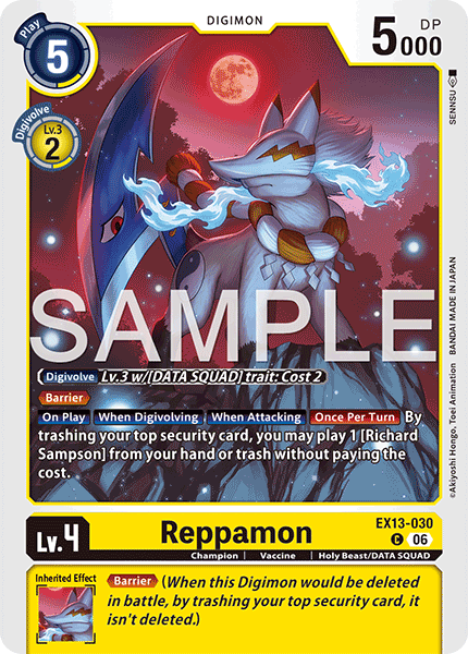 EX13-030, C, Reppamon