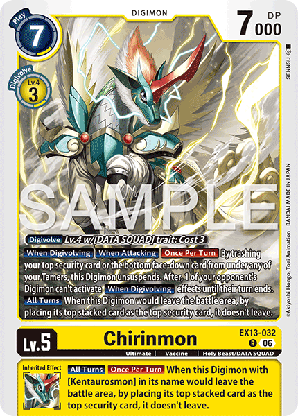 EX13-032, R, Chirinmon