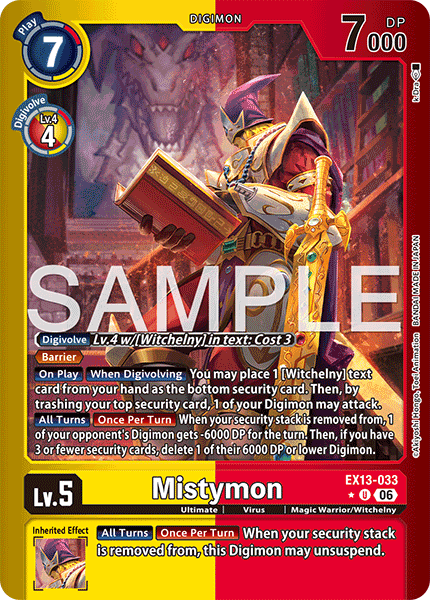 EX13-022, UC, Mistymon (Foil)