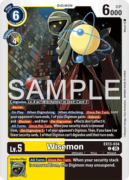 EX13-034, C, Wisemon