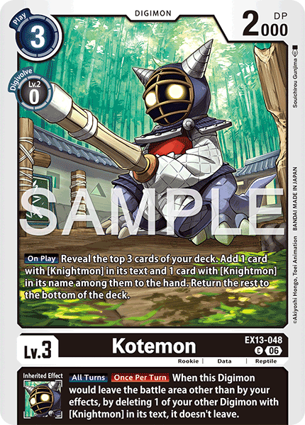 EX13-048, C, Kotemon