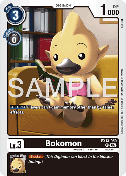 EX13-050, C, Bokomon