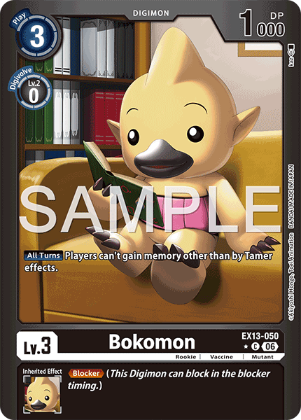 EX13-050, C, Bokomon (Foil)