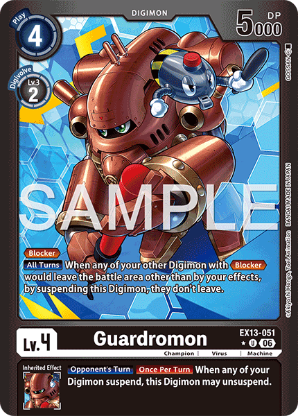 EX13-051, UC, Guardromon (Foil)