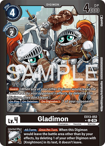EX13-052, C, Gladimon (Foil)