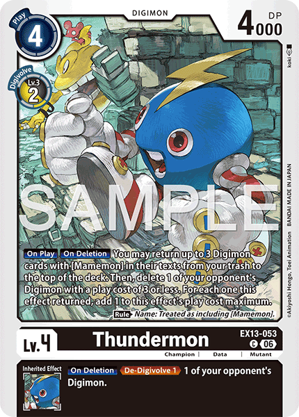 EX13-053, C, Thundermon