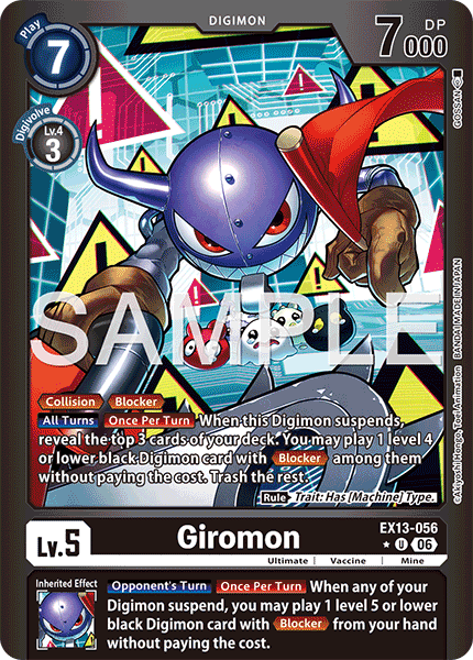 EX13-056, UC, Giromon (Foil)