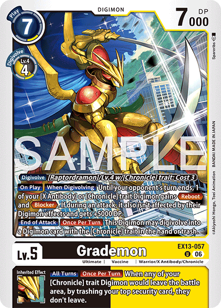 EX13-057, UC, Grademon