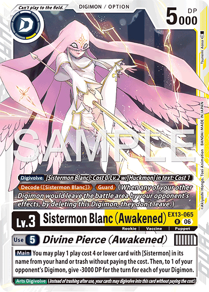 EX13-065, R, Sistermon Blanc (Awakened)