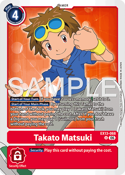 EX13-068, UC, Takato Matsuki