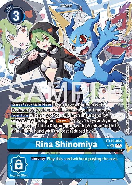 EX13-069, R, Shinomiya (Alternate Art)