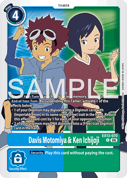 EX13-070, UC, Davis Motomiya & Ken Ichijoji