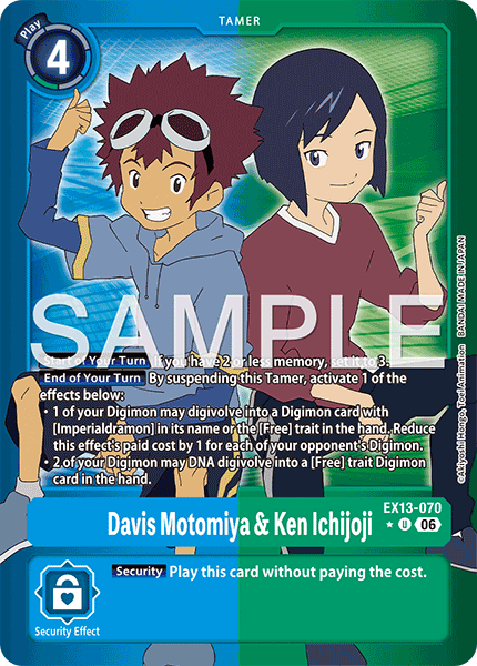 EX13-070, UC, Davis Motomiya & Ken Ichijoji (Foil)