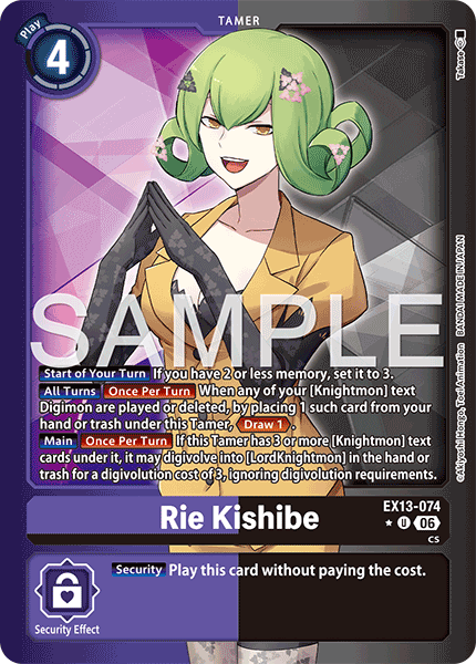 EX13-074, UC, Rie Kishibe (Foil)