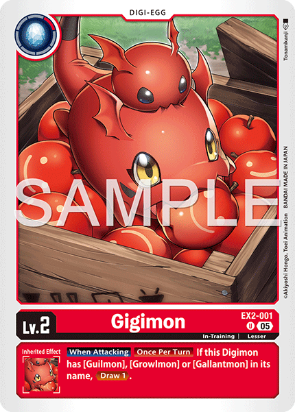 EX02-001 U, Gigimon (AD1 Reprint)