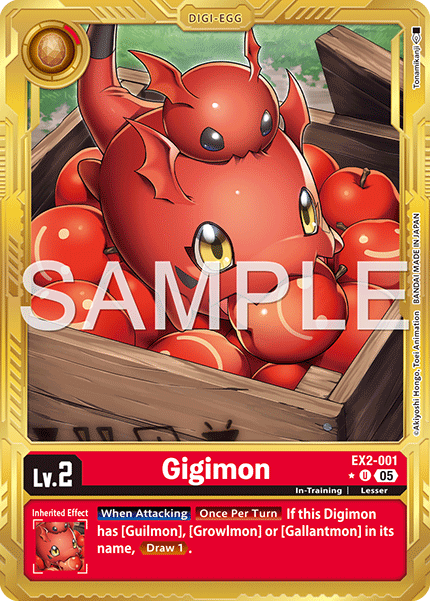 EX02-001 U, Gigimon (AD1 Gold Reprint)