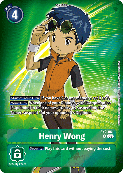 EX02-061 R, Henry Wong (ST17 Reprint)