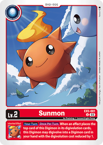 EX5-001, U, Sunmon