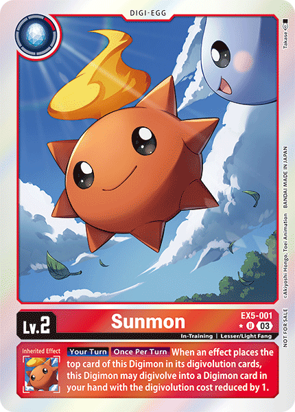 EX5-001, U, Sunmon (Box Topper)