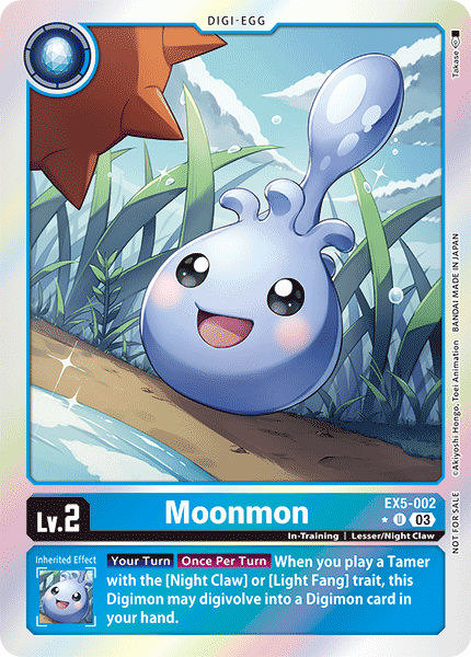 EX5-002, U, Moonmon (Box Topper)