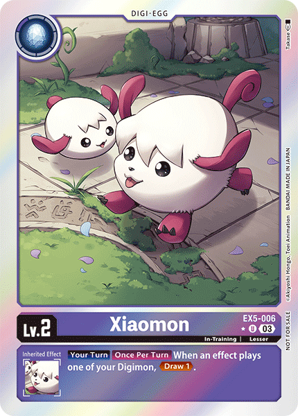 EX05-006, U, Xiaomon (Box Topper)