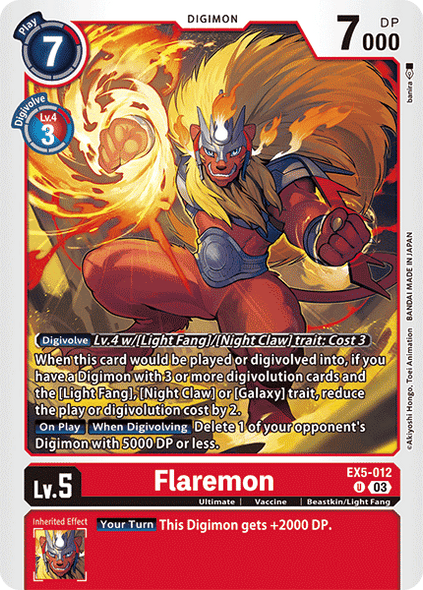 EX05-012, U, Flaremon