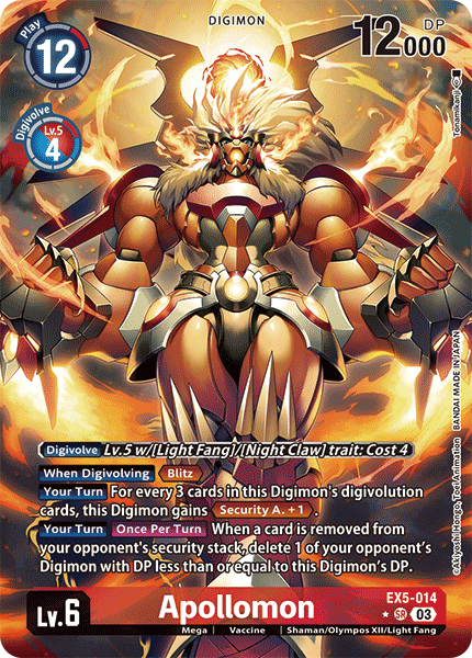 EX05-014, SR, Apollomon (Alternate Art)