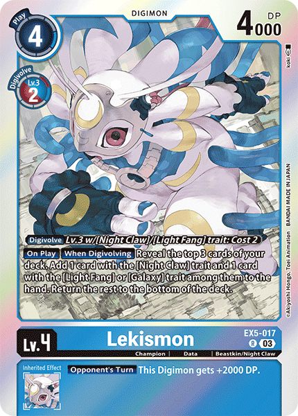 EX5-017, R, Lekismon