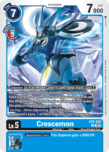 EX5-020, U, Crescemon