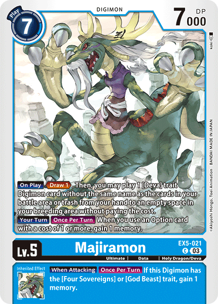 EX05-021, C, Majiramon